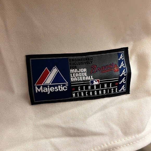 Authentic MLB Atlanta Braves Majestic Freddie Freeman Baseball Jersey Cr…​ - Picture 4 of 5